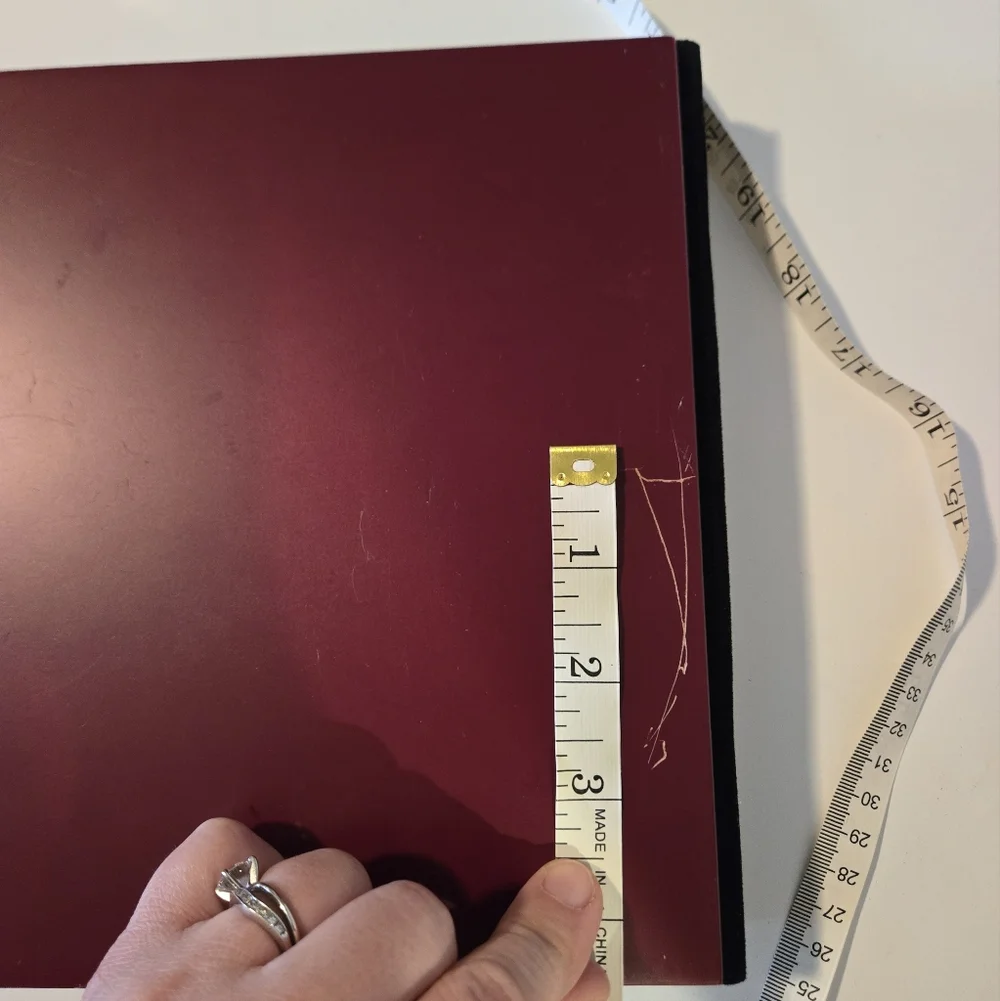 Photo Album Book of Mempries Cherry Wood Hardcover - Holds 100, 4x6 Photos